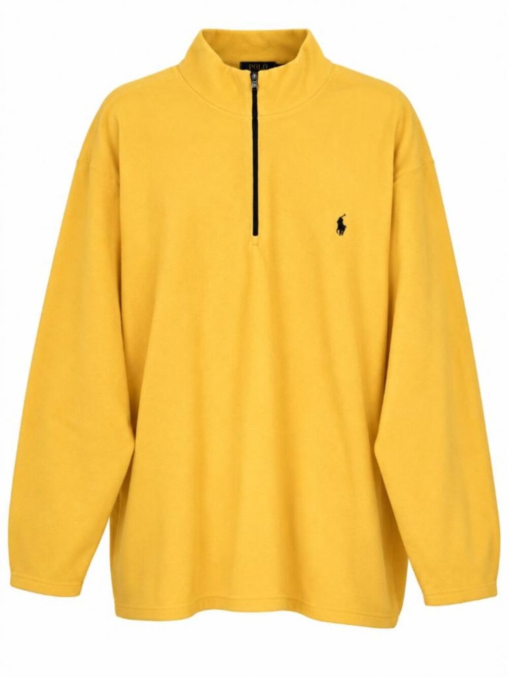Polo Ralph Lauren Jacket Men's 3XB Yellow Performance Fleece 1/4 Zip NWT